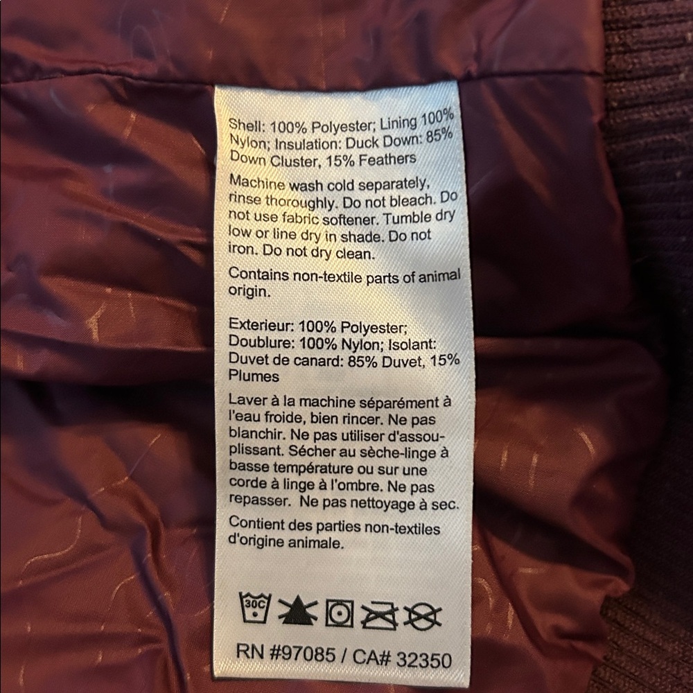 Outdoor Research Women's Puffer Down Jacket in Deep Burgundy - Picture 4 of 10